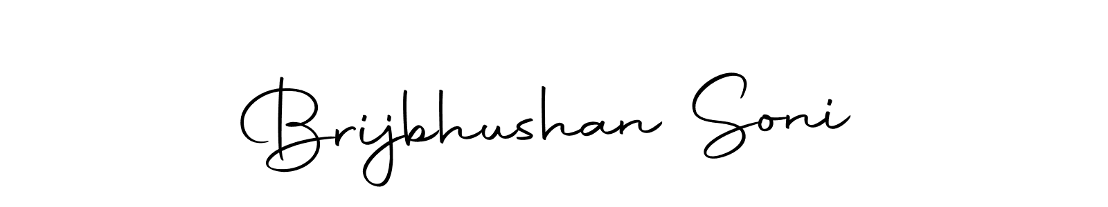 Make a short Brijbhushan Soni signature style. Manage your documents anywhere anytime using Autography-DOLnW. Create and add eSignatures, submit forms, share and send files easily. Brijbhushan Soni signature style 10 images and pictures png