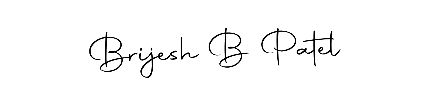 Brijesh B Patel stylish signature style. Best Handwritten Sign (Autography-DOLnW) for my name. Handwritten Signature Collection Ideas for my name Brijesh B Patel. Brijesh B Patel signature style 10 images and pictures png