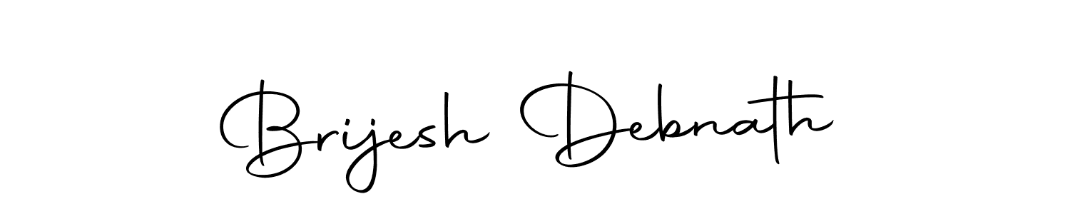 Create a beautiful signature design for name Brijesh Debnath. With this signature (Autography-DOLnW) fonts, you can make a handwritten signature for free. Brijesh Debnath signature style 10 images and pictures png