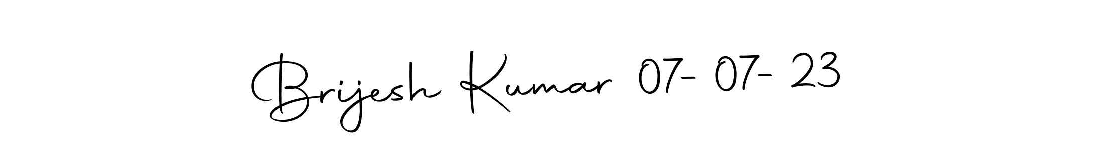 Make a beautiful signature design for name Brijesh Kumar 07-07-23. Use this online signature maker to create a handwritten signature for free. Brijesh Kumar 07-07-23 signature style 10 images and pictures png