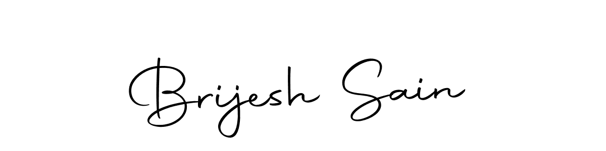 Make a beautiful signature design for name Brijesh Sain. With this signature (Autography-DOLnW) style, you can create a handwritten signature for free. Brijesh Sain signature style 10 images and pictures png