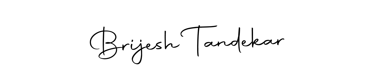 Design your own signature with our free online signature maker. With this signature software, you can create a handwritten (Autography-DOLnW) signature for name Brijesh Tandekar. Brijesh Tandekar signature style 10 images and pictures png