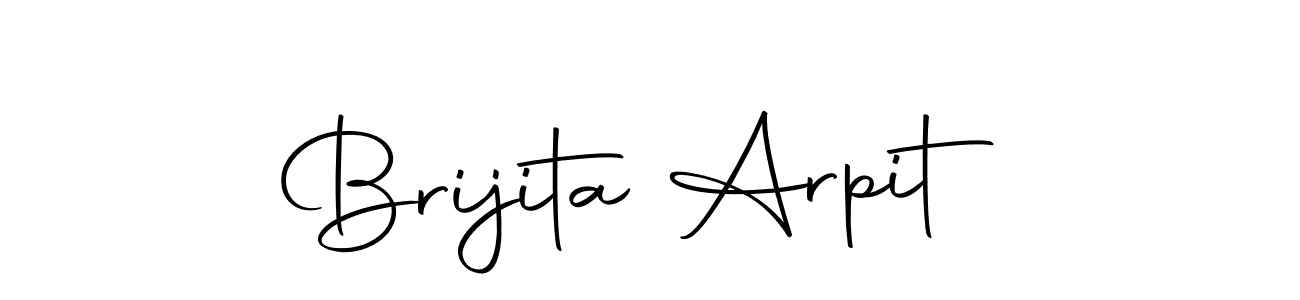 Once you've used our free online signature maker to create your best signature Autography-DOLnW style, it's time to enjoy all of the benefits that Brijita Arpit name signing documents. Brijita Arpit signature style 10 images and pictures png