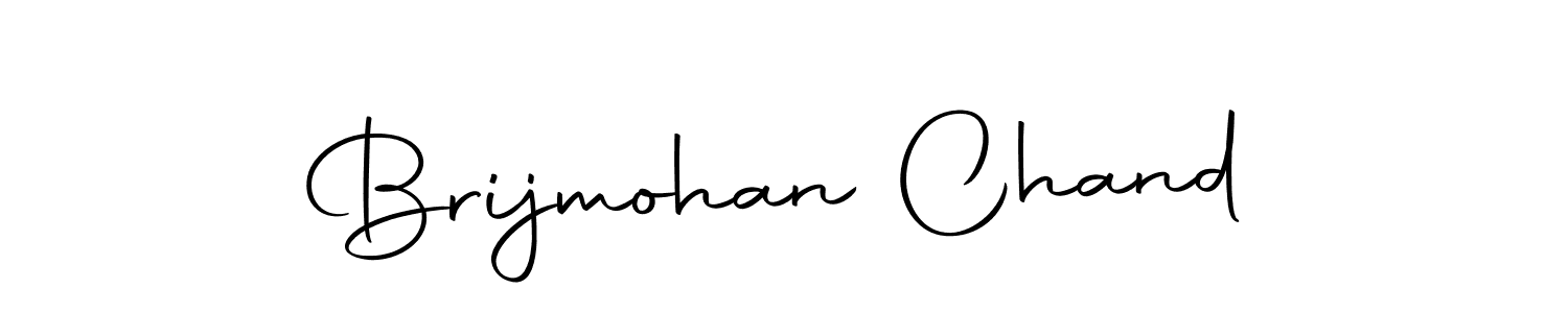 Make a beautiful signature design for name Brijmohan Chand. Use this online signature maker to create a handwritten signature for free. Brijmohan Chand signature style 10 images and pictures png