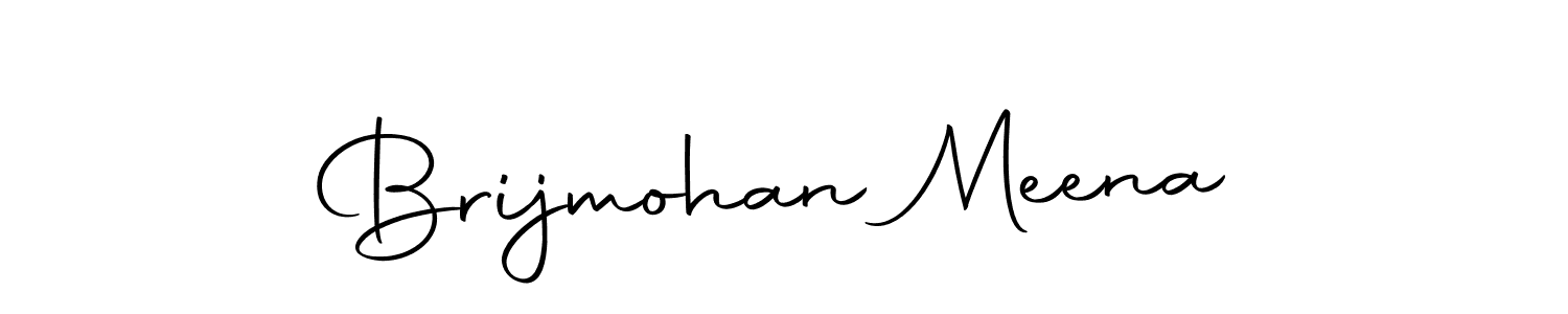 Design your own signature with our free online signature maker. With this signature software, you can create a handwritten (Autography-DOLnW) signature for name Brijmohan Meena. Brijmohan Meena signature style 10 images and pictures png