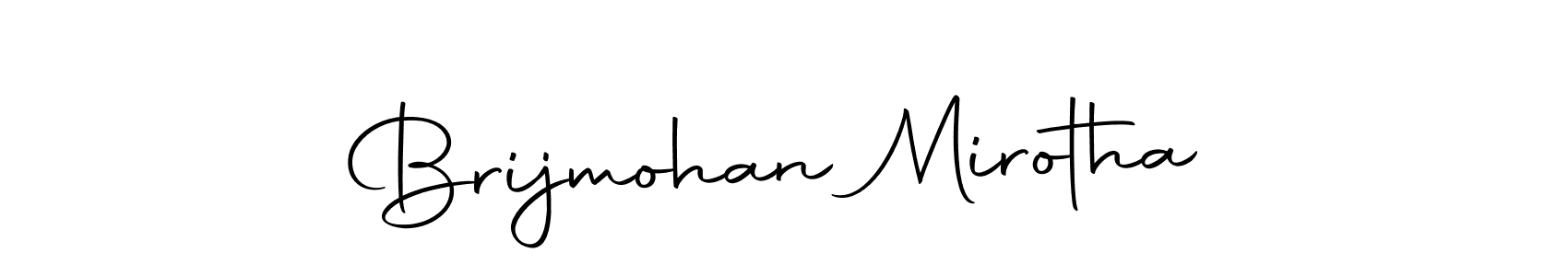 It looks lik you need a new signature style for name Brijmohan Mirotha. Design unique handwritten (Autography-DOLnW) signature with our free signature maker in just a few clicks. Brijmohan Mirotha signature style 10 images and pictures png