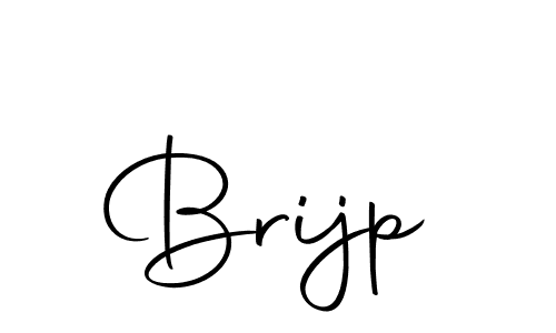 Design your own signature with our free online signature maker. With this signature software, you can create a handwritten (Autography-DOLnW) signature for name Brijp. Brijp signature style 10 images and pictures png