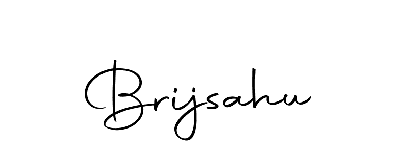 How to make Brijsahu name signature. Use Autography-DOLnW style for creating short signs online. This is the latest handwritten sign. Brijsahu signature style 10 images and pictures png