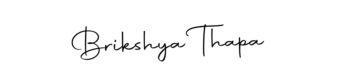 Make a beautiful signature design for name Brikshya Thapa. Use this online signature maker to create a handwritten signature for free. Brikshya Thapa signature style 10 images and pictures png