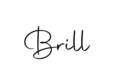 Design your own signature with our free online signature maker. With this signature software, you can create a handwritten (Autography-DOLnW) signature for name Brill. Brill signature style 10 images and pictures png