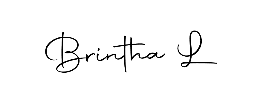 How to make Brintha L signature? Autography-DOLnW is a professional autograph style. Create handwritten signature for Brintha L name. Brintha L signature style 10 images and pictures png