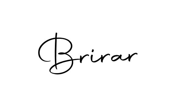 Design your own signature with our free online signature maker. With this signature software, you can create a handwritten (Autography-DOLnW) signature for name Brirar. Brirar signature style 10 images and pictures png