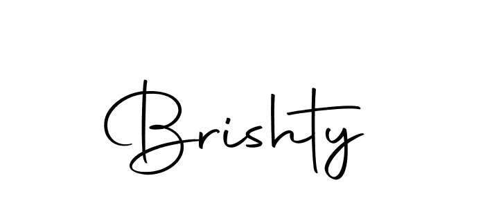 Make a beautiful signature design for name Brishty. Use this online signature maker to create a handwritten signature for free. Brishty signature style 10 images and pictures png
