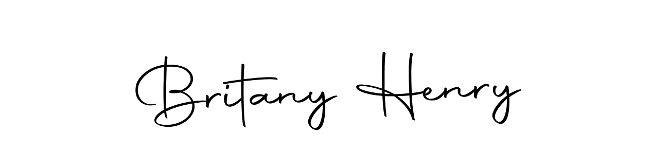 How to make Britany Henry name signature. Use Autography-DOLnW style for creating short signs online. This is the latest handwritten sign. Britany Henry signature style 10 images and pictures png