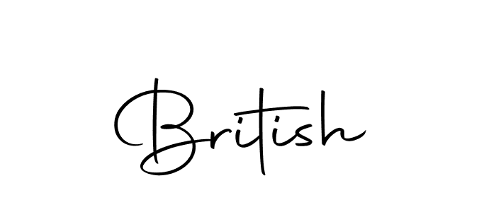 Design your own signature with our free online signature maker. With this signature software, you can create a handwritten (Autography-DOLnW) signature for name British. British signature style 10 images and pictures png