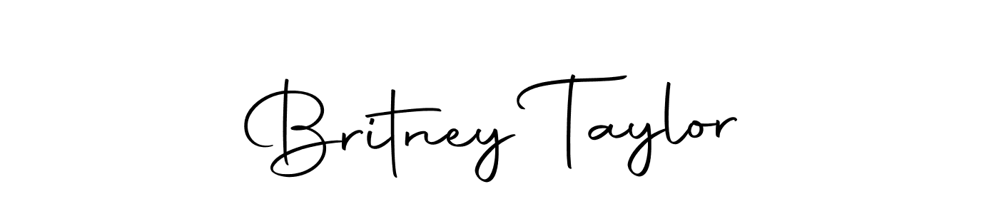 How to make Britney Taylor name signature. Use Autography-DOLnW style for creating short signs online. This is the latest handwritten sign. Britney Taylor signature style 10 images and pictures png