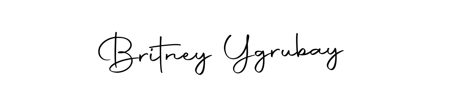 Also You can easily find your signature by using the search form. We will create Britney Ygrubay name handwritten signature images for you free of cost using Autography-DOLnW sign style. Britney Ygrubay signature style 10 images and pictures png
