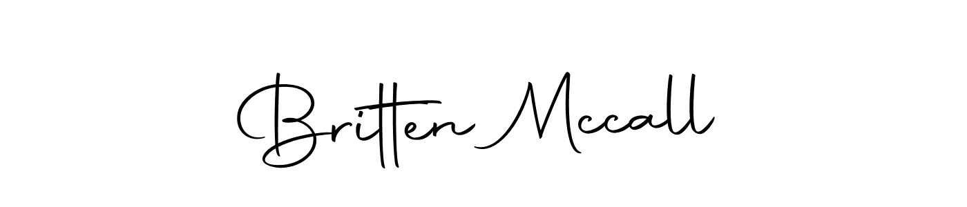 Design your own signature with our free online signature maker. With this signature software, you can create a handwritten (Autography-DOLnW) signature for name Britten Mccall. Britten Mccall signature style 10 images and pictures png