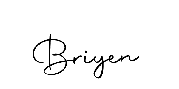 How to make Briyen name signature. Use Autography-DOLnW style for creating short signs online. This is the latest handwritten sign. Briyen signature style 10 images and pictures png