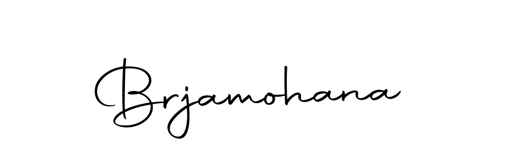 The best way (Autography-DOLnW) to make a short signature is to pick only two or three words in your name. The name Brjamohana include a total of six letters. For converting this name. Brjamohana signature style 10 images and pictures png