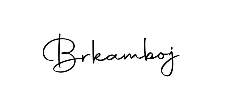 Make a beautiful signature design for name Brkamboj. With this signature (Autography-DOLnW) style, you can create a handwritten signature for free. Brkamboj signature style 10 images and pictures png