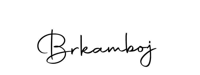 Make a beautiful signature design for name Brkamboj. With this signature (Autography-DOLnW) style, you can create a handwritten signature for free. Brkamboj signature style 10 images and pictures png