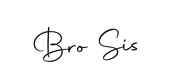 How to make Bro Sis signature? Autography-DOLnW is a professional autograph style. Create handwritten signature for Bro Sis name. Bro Sis signature style 10 images and pictures png