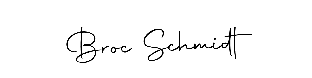 Broc Schmidt stylish signature style. Best Handwritten Sign (Autography-DOLnW) for my name. Handwritten Signature Collection Ideas for my name Broc Schmidt. Broc Schmidt signature style 10 images and pictures png