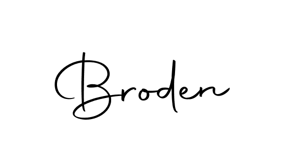 Broden stylish signature style. Best Handwritten Sign (Autography-DOLnW) for my name. Handwritten Signature Collection Ideas for my name Broden. Broden signature style 10 images and pictures png