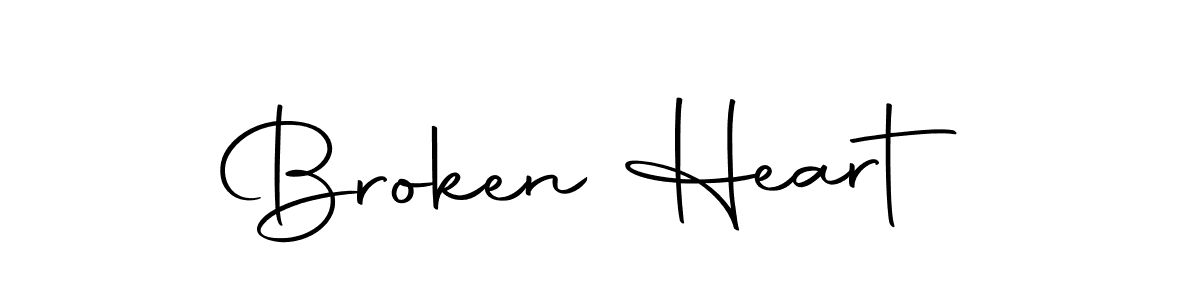 Create a beautiful signature design for name Broken Heart. With this signature (Autography-DOLnW) fonts, you can make a handwritten signature for free. Broken Heart signature style 10 images and pictures png