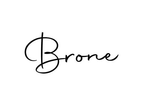 Make a beautiful signature design for name Brone. With this signature (Autography-DOLnW) style, you can create a handwritten signature for free. Brone signature style 10 images and pictures png