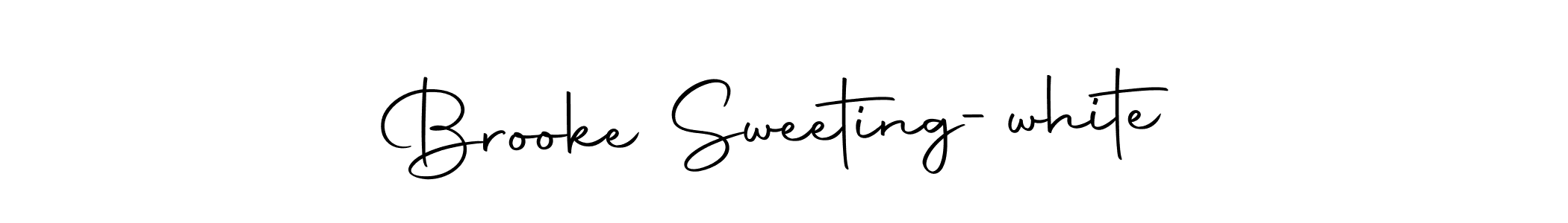 Similarly Autography-DOLnW is the best handwritten signature design. Signature creator online .You can use it as an online autograph creator for name Brooke Sweeting-white. Brooke Sweeting-white signature style 10 images and pictures png
