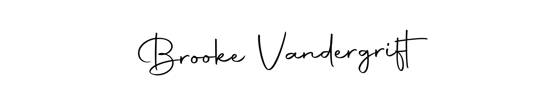 Also we have Brooke Vandergrift name is the best signature style. Create professional handwritten signature collection using Autography-DOLnW autograph style. Brooke Vandergrift signature style 10 images and pictures png