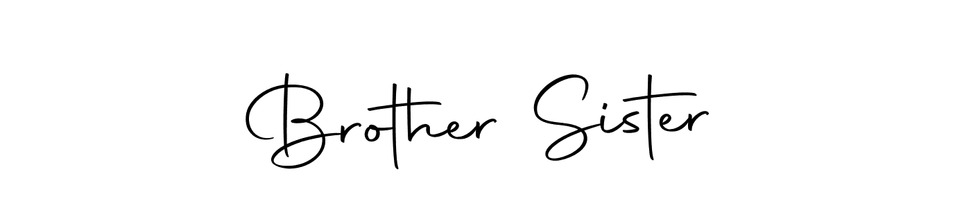 Make a beautiful signature design for name Brother Sister. Use this online signature maker to create a handwritten signature for free. Brother Sister signature style 10 images and pictures png