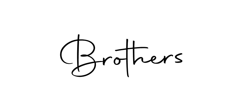 How to make Brothers signature? Autography-DOLnW is a professional autograph style. Create handwritten signature for Brothers name. Brothers signature style 10 images and pictures png
