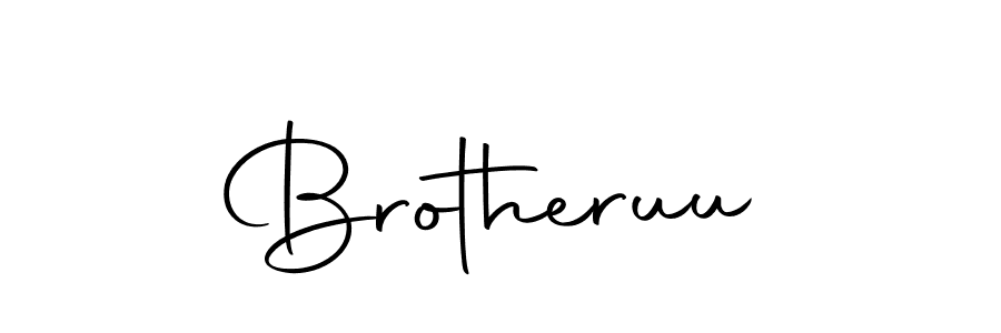 You should practise on your own different ways (Autography-DOLnW) to write your name (Brotheruu) in signature. don't let someone else do it for you. Brotheruu signature style 10 images and pictures png