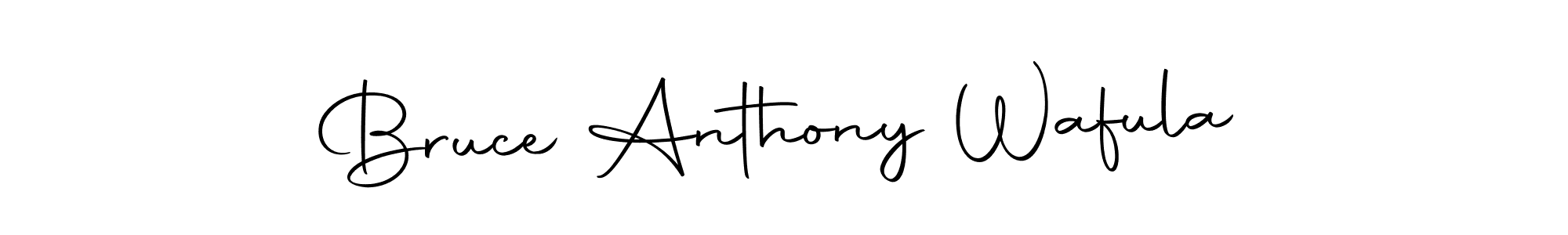 Make a beautiful signature design for name Bruce Anthony Wafula. With this signature (Autography-DOLnW) style, you can create a handwritten signature for free. Bruce Anthony Wafula signature style 10 images and pictures png