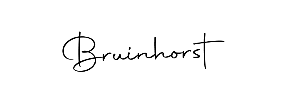 Use a signature maker to create a handwritten signature online. With this signature software, you can design (Autography-DOLnW) your own signature for name Bruinhorst. Bruinhorst signature style 10 images and pictures png