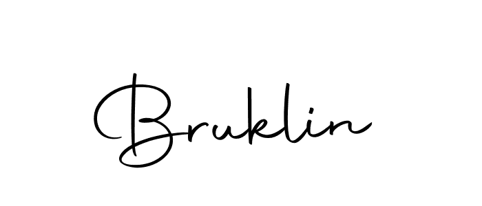 Make a beautiful signature design for name Bruklin. With this signature (Autography-DOLnW) style, you can create a handwritten signature for free. Bruklin signature style 10 images and pictures png