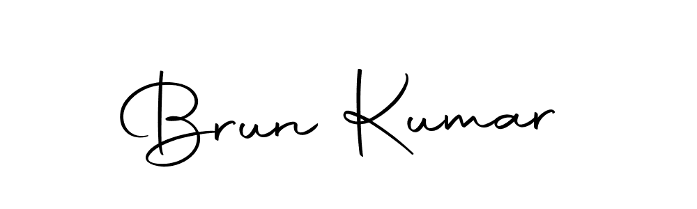 Autography-DOLnW is a professional signature style that is perfect for those who want to add a touch of class to their signature. It is also a great choice for those who want to make their signature more unique. Get Brun Kumar name to fancy signature for free. Brun Kumar signature style 10 images and pictures png