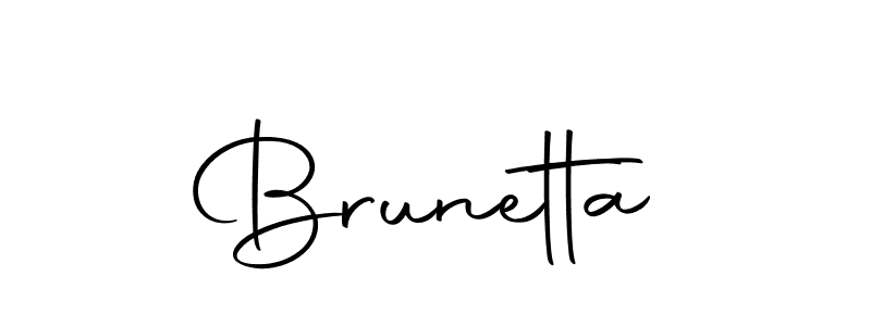 You should practise on your own different ways (Autography-DOLnW) to write your name (Brunetta) in signature. don't let someone else do it for you. Brunetta signature style 10 images and pictures png