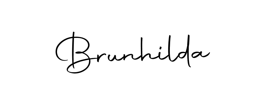 How to make Brunhilda name signature. Use Autography-DOLnW style for creating short signs online. This is the latest handwritten sign. Brunhilda signature style 10 images and pictures png