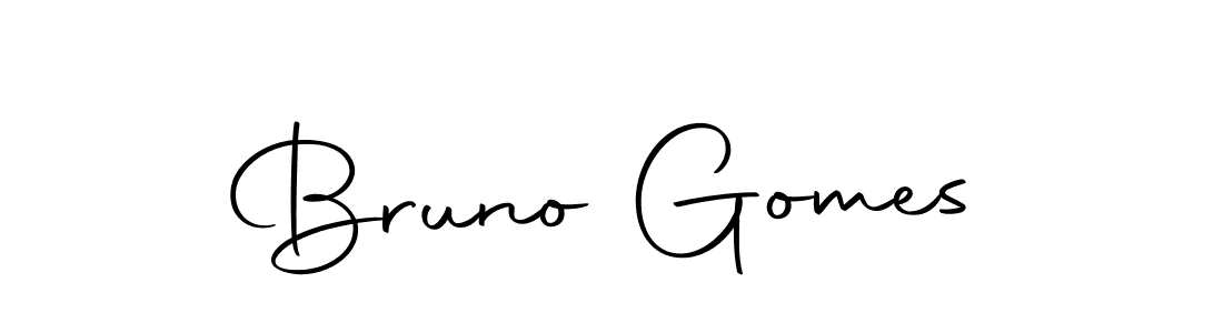 Create a beautiful signature design for name Bruno Gomes. With this signature (Autography-DOLnW) fonts, you can make a handwritten signature for free. Bruno Gomes signature style 10 images and pictures png