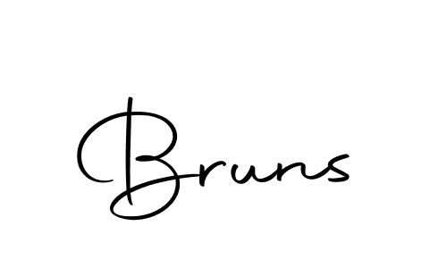 Make a beautiful signature design for name Bruns. Use this online signature maker to create a handwritten signature for free. Bruns signature style 10 images and pictures png