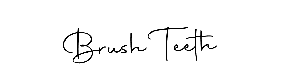 You should practise on your own different ways (Autography-DOLnW) to write your name (Brush Teeth) in signature. don't let someone else do it for you. Brush Teeth signature style 10 images and pictures png