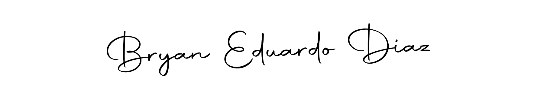 Make a beautiful signature design for name Bryan Eduardo Diaz. With this signature (Autography-DOLnW) style, you can create a handwritten signature for free. Bryan Eduardo Diaz signature style 10 images and pictures png