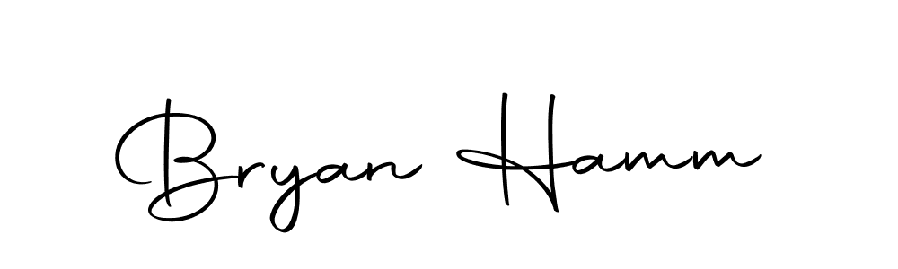 How to make Bryan Hamm name signature. Use Autography-DOLnW style for creating short signs online. This is the latest handwritten sign. Bryan Hamm signature style 10 images and pictures png