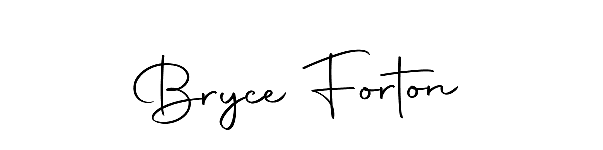 Use a signature maker to create a handwritten signature online. With this signature software, you can design (Autography-DOLnW) your own signature for name Bryce Forton. Bryce Forton signature style 10 images and pictures png