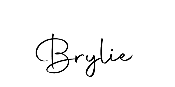 Design your own signature with our free online signature maker. With this signature software, you can create a handwritten (Autography-DOLnW) signature for name Brylie. Brylie signature style 10 images and pictures png