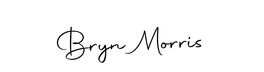 How to make Bryn Morris name signature. Use Autography-DOLnW style for creating short signs online. This is the latest handwritten sign. Bryn Morris signature style 10 images and pictures png